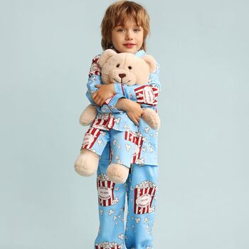 Pop Joy Boys Pyjama Set With Matching Teddy Bear, 3 of 5
