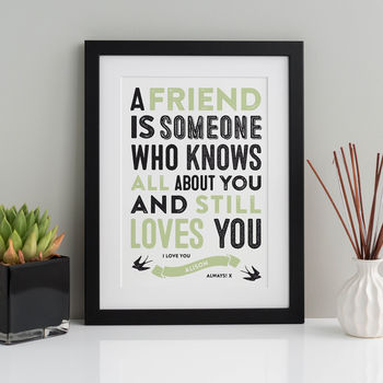 Best Friends Personalised Print, 3 of 8
