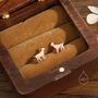 Sterling Silver Tiny Goat Stud Earrings, thumbnail 5 of 10