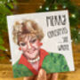 Angela Lansbury Funny Christmas Card, Murder She Wrote Inspired Christmas Card, thumbnail 5 of 6