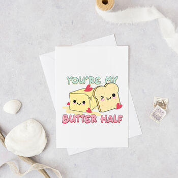 You're My Butter Half Valentine's Card, 3 of 7