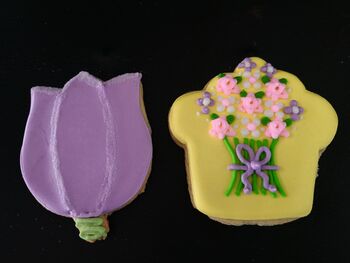Mothers Day 'Purple Posie' Cookie Tin, 6 of 6
