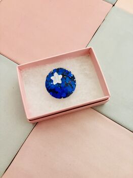The 'Wild Berry' Blueberry Glitter Brooch / Gift For Fruit Lovers, 3 of 5