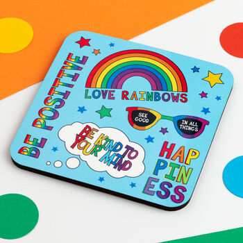 Blue Positivity Coaster, 3 of 5