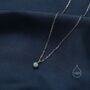 Green Opal Pendant Necklace In Sterling Silver, thumbnail 3 of 12