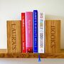 Personalised Wooden Bookends, thumbnail 2 of 6