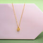 18k Gold Vermeil Or Sterling Silver Happy Tear Necklace, thumbnail 5 of 7