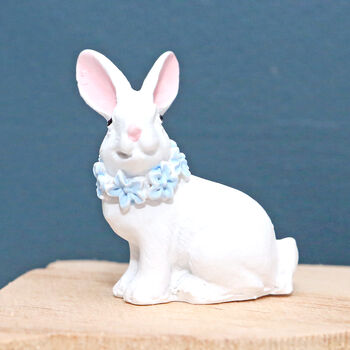 White Mini Easter Bunny Decoration, 2 of 3
