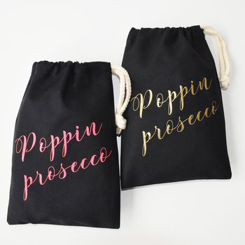 Birthday And Hen Party Bags, 'Poppin Prosecco', 5 of 5