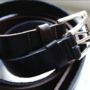 Luxury Monogramed Leather Belt, thumbnail 2 of 3