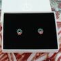 Christmas Wreath Stud Earrings, thumbnail 1 of 2