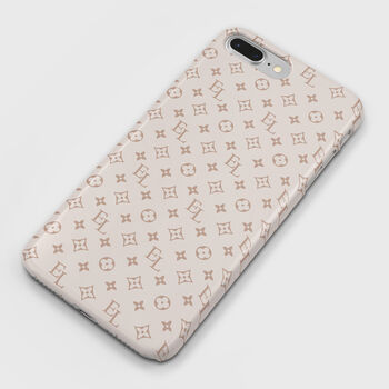 Personalised Nude Initials Pattern Phone Case, 5 of 6