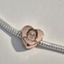 Personalised Rose Gold Pandora Style Charm – Photo Engraved With Text, thumbnail 3 of 3