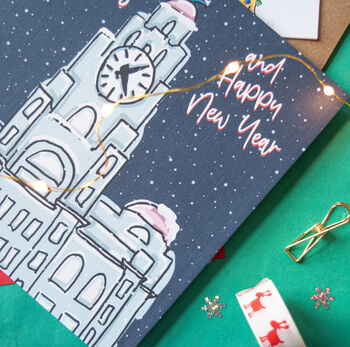 Liverpool Christmas Card Pack, 4 of 6