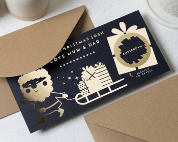 Christmas Gift Voucher With Scratch Reveal, 3 of 9