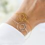Sun And Moon Bracelet – Personalised Sterling Silver Gift For Her, thumbnail 1 of 9