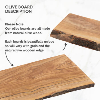 Personalised Cheese Lover Olive Wood Serving Board, 7 of 7