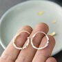 Sterling Silver Twisted Endless Hoop Earrings, thumbnail 2 of 6