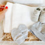 Grey And White Baby Letterbox Gift Hamper, thumbnail 2 of 3