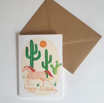 Horse Happy Birthday Card, 2 of 7