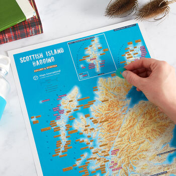 Scratch Off Scottish Island Bagging Gift Print, 2 of 5