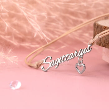 Sagittarius Star Sign Zodiac Bracelet, 3 of 5