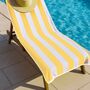 Personalised Embroidered Beach Towel, thumbnail 9 of 12