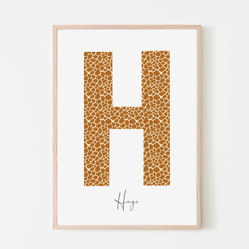 Personalised Animal Print Initial, 2 of 6