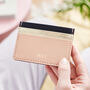 Personalised Women's Leather Card Holder, thumbnail 1 of 2