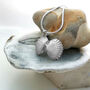 Shell Locket Silver Necklace, thumbnail 2 of 4