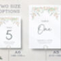 Wedding Table Numbers Whimsical, thumbnail 2 of 7