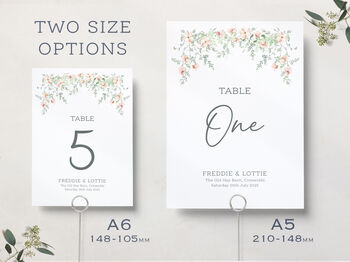 Wedding Table Numbers Whimsical, 2 of 7
