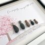 Personalised Family Blossom Pebble Picture, thumbnail 4 of 4
