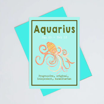 Horoscope Male Birthday Cards, 2 of 12