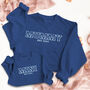 Personalised 'Mummy' And 'Mini' Matching Embroidered Family Sweatshirts, thumbnail 7 of 10