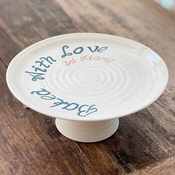 Personalised French Cafe Cake Stand, 2 of 4