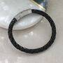 Personalised Leather Infinity Message Bracelet, thumbnail 1 of 9