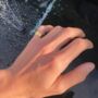 Mens Pinky 8mm Stainless Steel Silver Or Gold Ring, thumbnail 2 of 10