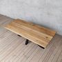 Diamond Natural Oak Solid Wood Dining Table, thumbnail 4 of 5