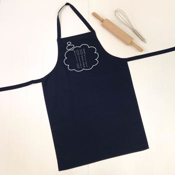 Personalised Thought Bubble Apron, 5 of 8