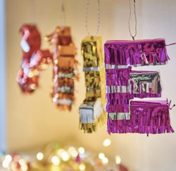 Fringe Letters Christmas Decorations, 4 of 4