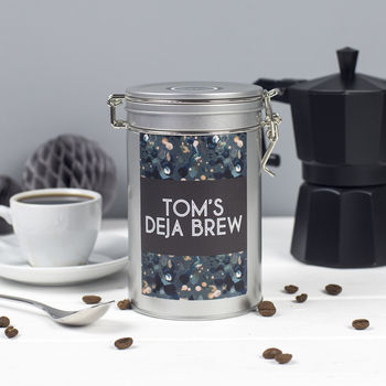 Personalised Coffee Gift In Tin, 4 of 6