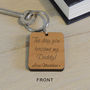 'The Day You Became My…' Personalised Keyring, thumbnail 5 of 6