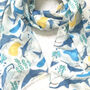 Shark Print Scarf, thumbnail 2 of 4