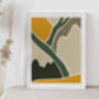 Wild Collection Mountains Abstract Wall Print, thumbnail 1 of 6