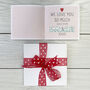 Personalised Daddy Valentine Book Card, thumbnail 2 of 5