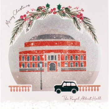 Royal Albert Hall Sparkling Pop Up Christmas Card, 4 of 7
