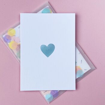 Heart Card With Confetti Envelope, 2 of 3