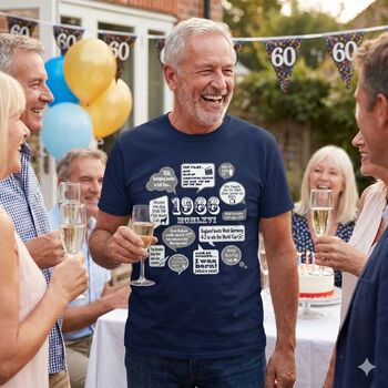 'Events Of 1966' Bespoke 60th Birthday Gift T Shirt, 9 of 12