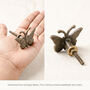 Vintage Brass Butterfly Cabinet Knob, thumbnail 6 of 9